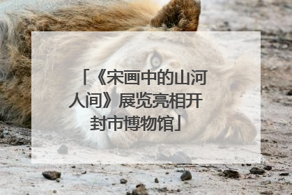 《宋画中的山河人间》展览亮相开封市博物馆