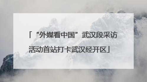 “外媒看中国”武汉段采访活动首站打卡武汉经开区