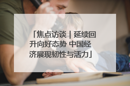 焦点访谈｜延续回升向好态势 中国经济展现韧性与活力