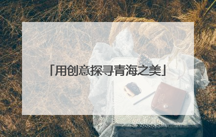 用创意探寻青海之美