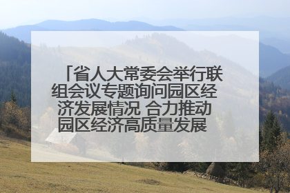 省人大常委会举行联组会议专题询问园区经济发展情况 合力推动园区经济高质量发展 王宁主持会议并讲话 王予波带队到会应询
