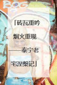砖瓦重吟 烟火重现——泰宁老宅涅槃记