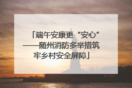 端午安康更“安心”——随州消防多举措筑牢乡村安全屏障