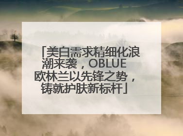 美白需求精细化浪潮来袭，OBLUE欧林兰以先锋之势，铸就护肤新标杆
