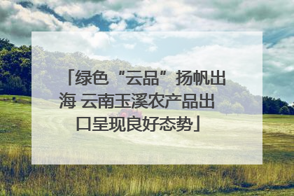 绿色“云品”扬帆出海 云南玉溪农产品出口呈现良好态势