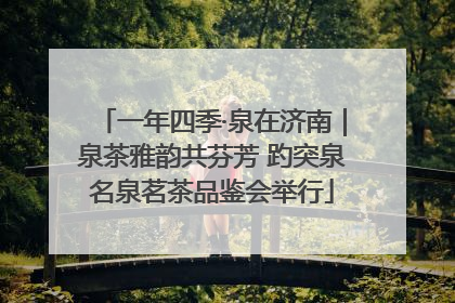 一年四季·泉在济南｜泉茶雅韵共芬芳 趵突泉名泉茗茶品鉴会举行