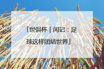 世俱杯｜闲记：足球这样团结世界