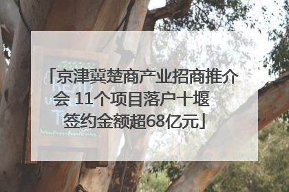 京津冀楚商产业招商推介会 11个项目落户十堰 签约金额超68亿元