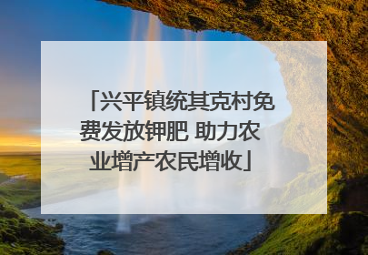 兴平镇统其克村免费发放钾肥 助力农业增产农民增收
