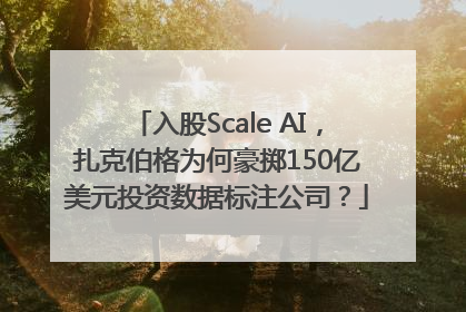 入股Scale AI，扎克伯格为何豪掷150亿美元投资数据标注公司？