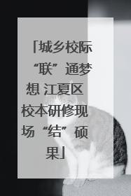 城乡校际“联”通梦想 江夏区校本研修现场“结”硕果