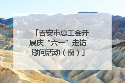 吉安市总工会开展庆“六一”走访慰问活动（图）