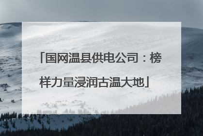 国网温县供电公司：榜样力量浸润古温大地