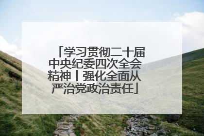 学习贯彻二十届中央纪委四次全会精神丨强化全面从严治党政治责任
