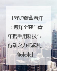守护蔚蓝海洋：海洋至尊与青年携手用科技与行动之力托起纯净未来