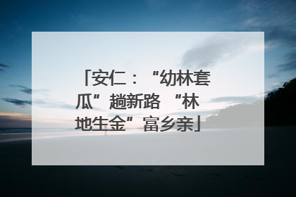 安仁：“幼林套瓜”趟新路 “林地生金”富乡亲