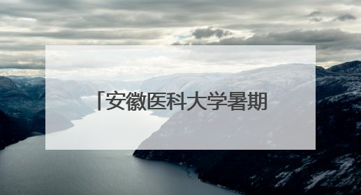 安徽医科大学暑期社会实践团获全国大学生“三下乡”社会实践活动优秀团队