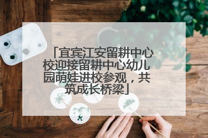宜宾江安留耕中心校迎接留耕中心幼儿园萌娃进校参观，共筑成长桥梁