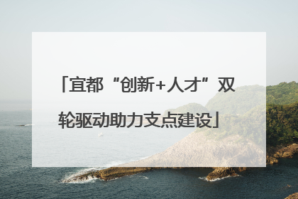 宜都“创新+人才”双轮驱动助力支点建设