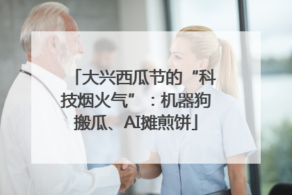 大兴西瓜节的“科技烟火气”：机器狗搬瓜、AI摊煎饼