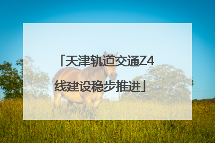 天津轨道交通Z4线建设稳步推进