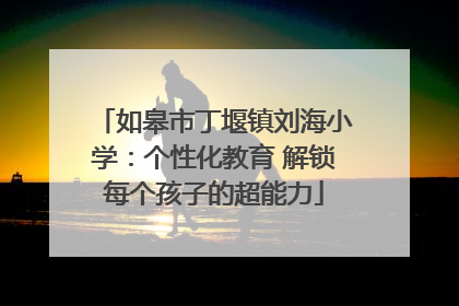 如皋市丁堰镇刘海小学：个性化教育 解锁每个孩子的超能力