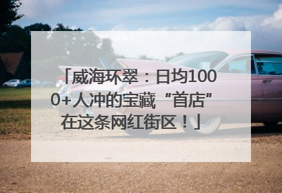 威海环翠：日均1000+人冲的宝藏“首店”在这条网红街区！
