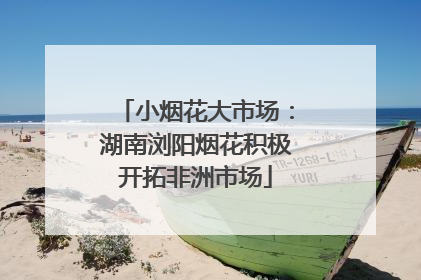 小烟花大市场：湖南浏阳烟花积极开拓非洲市场