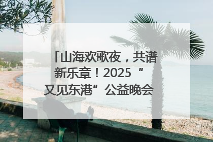 山海欢歌夜，共谱新乐章！2025“又见东港”公益晚会奏响文旅强音
