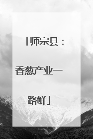 师宗县：香葱产业一路鲜