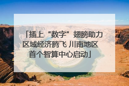 插上“数字”翅膀助力区域经济腾飞 川南地区首个智算中心启动