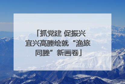 抓党建 促振兴 宜兴高塍绘就“渔旅同塍”新画卷