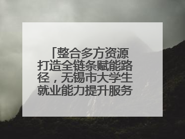 整合多方资源 打造全链条赋能路径，无锡市大学生就业能力提升服务季收官