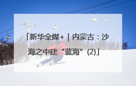 新华全媒+｜内蒙古：沙海之中建“蓝海”(2)