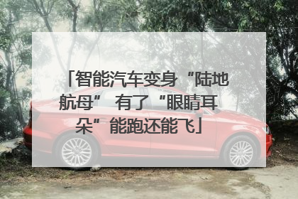 智能汽车变身“陆地航母” 有了“眼睛耳朵”能跑还能飞