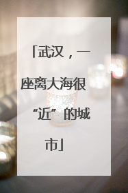 武汉，一座离大海很“近”的城市