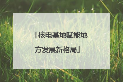 核电基地赋能地方发展新格局
