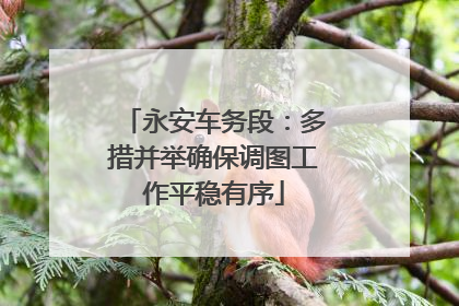 永安车务段：多措并举确保调图工作平稳有序