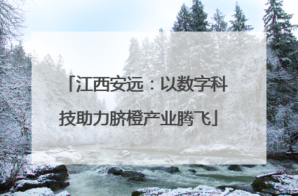 江西安远：以数字科技助力脐橙产业腾飞