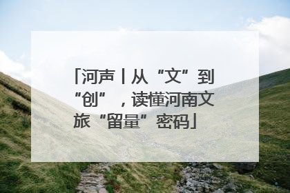 河声丨从“文”到“创”，读懂河南文旅“留量”密码