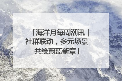 海洋月每周潮讯｜社群联动，多元场景共绘蔚蓝新章