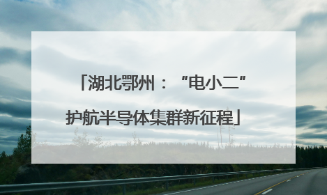 湖北鄂州：“电小二”护航半导体集群新征程