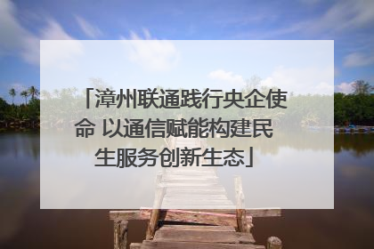 漳州联通践行央企使命 以通信赋能构建民生服务创新生态