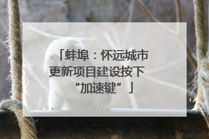 蚌埠：怀远城市更新项目建设按下“加速键”
