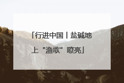 行进中国丨盐碱地上“渔歌”嘹亮