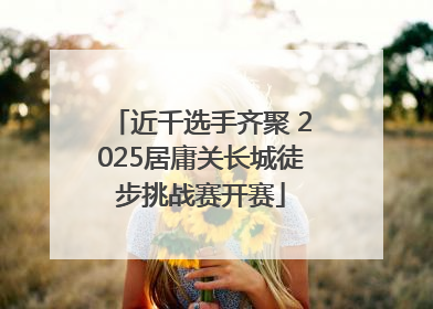 近千选手齐聚 2025居庸关长城徒步挑战赛开赛