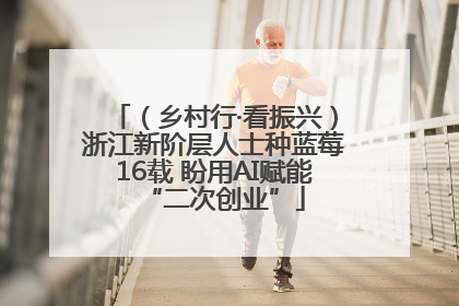（乡村行·看振兴）浙江新阶层人士种蓝莓16载 盼用AI赋能“二次创业”