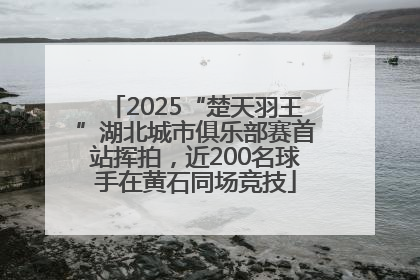 2025“楚天羽王”湖北城市俱乐部赛首站挥拍，近200名球手在黄石同场竞技
