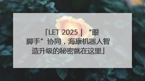 LET 2025｜“眼脚手”协同，海康机器人智造升级的秘密就在这里