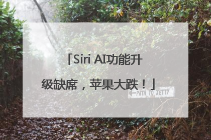 Siri AI功能升级缺席，苹果大跌！
